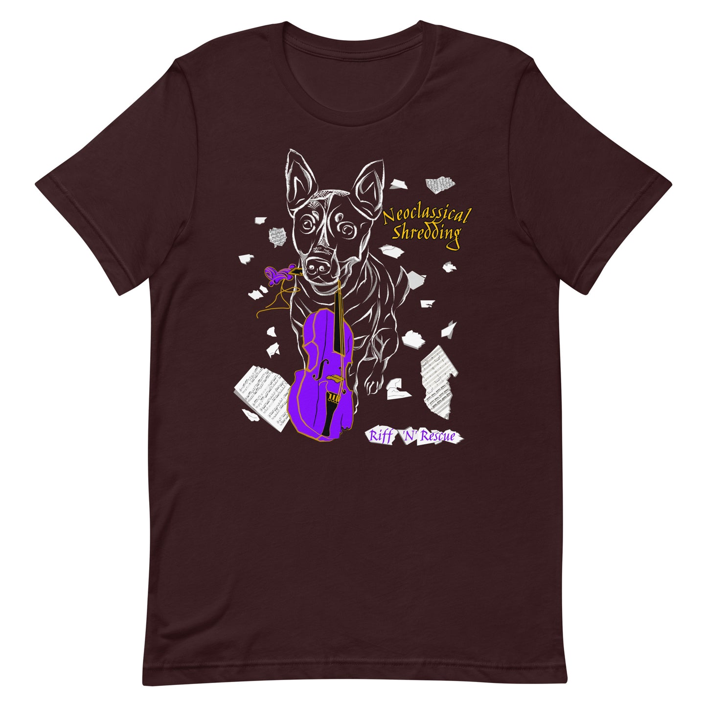Neoclassical Shredding Unisex t-shirt (Blinky)