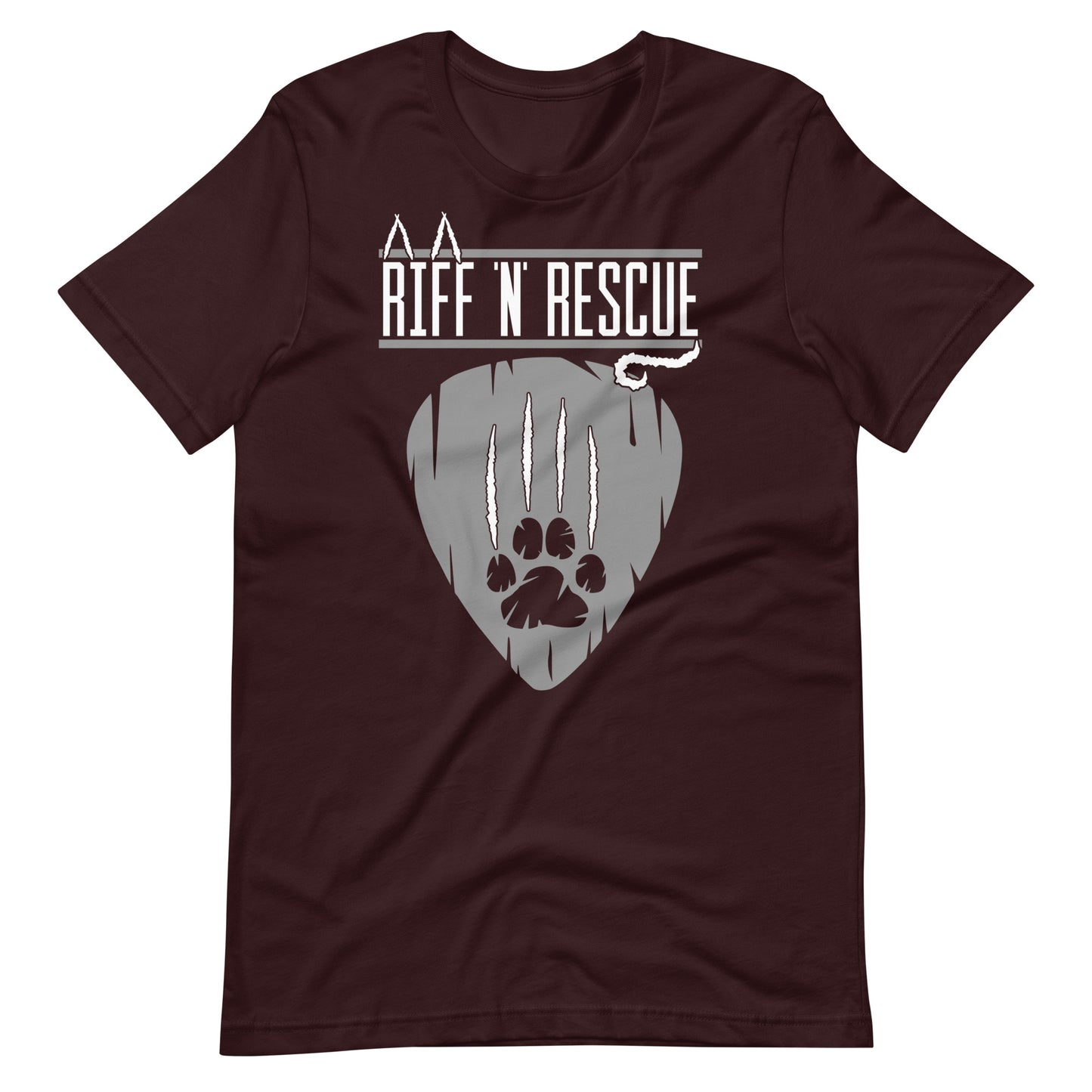 Cat Scratch Logo Grey Unisex T-Shirt