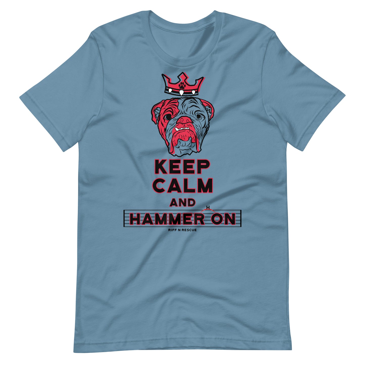 Keep Calm and Hammer On Raglan