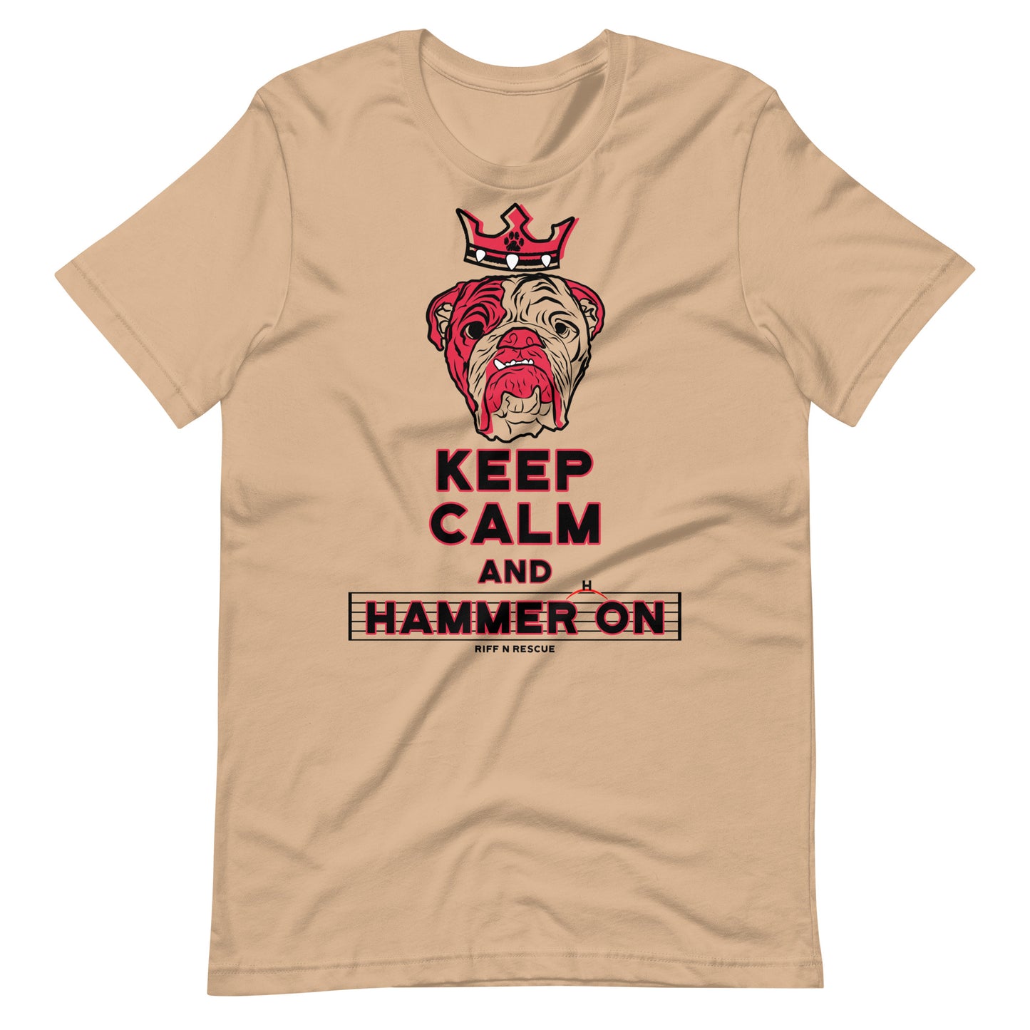 Keep Calm and Hammer On Raglan
