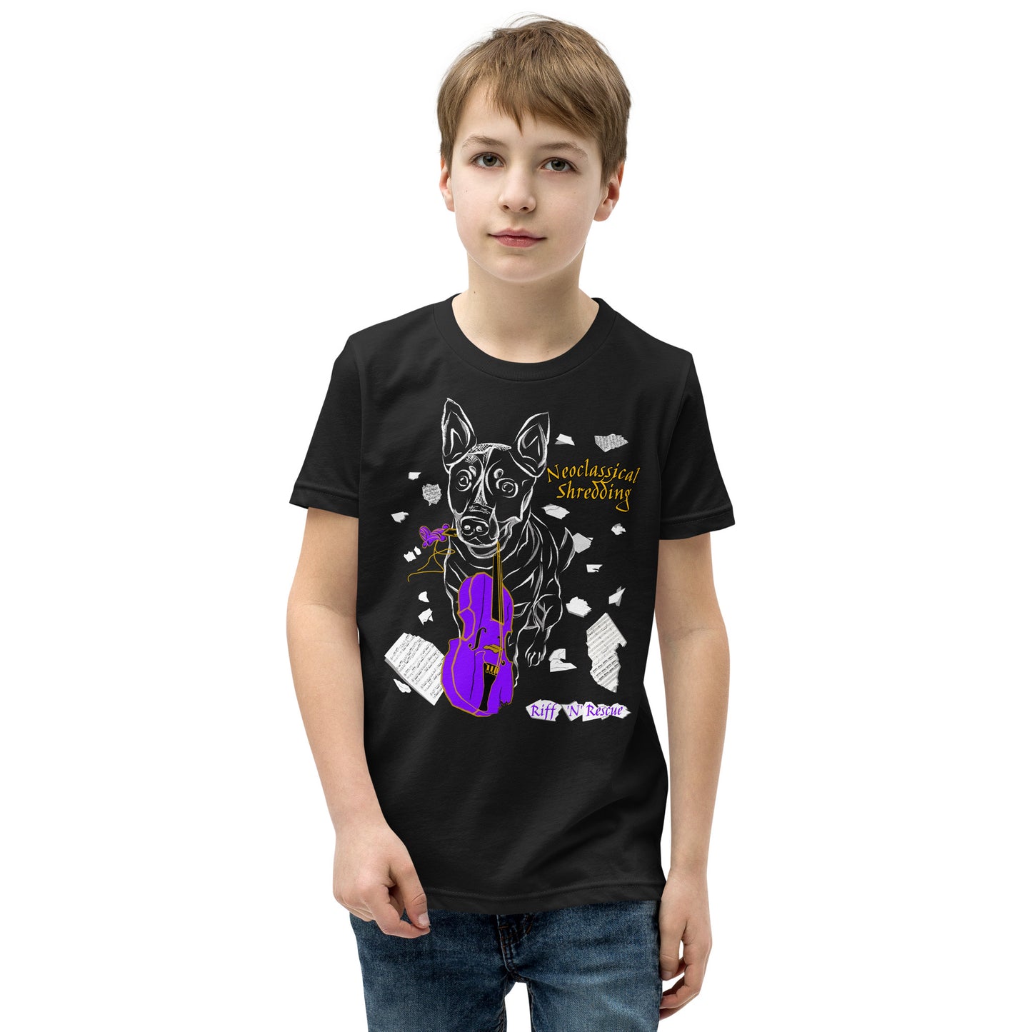 Neoclassical Shredding Youth Short Sleeve T-Shirt