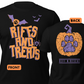 Riffs and Treats Unisex t-shirt (Front and Back)
