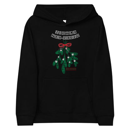 Mistletoe Beans Kids fleece hoodie
