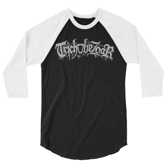 Trichobezoar AKA Hairball Grey 3/4 sleeve raglan shirt