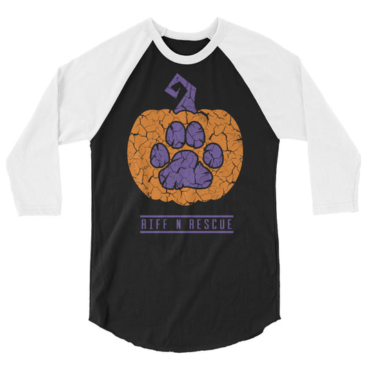 RNR Pumpkin 3/4 sleeve raglan shirt