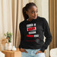 Give A #%&! About Black Cats Hooded long-sleeve tee