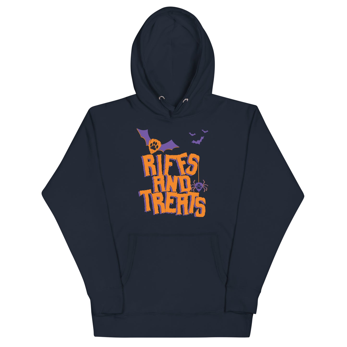 Riffs and Treats Unisex Hoodie (Front and Back)