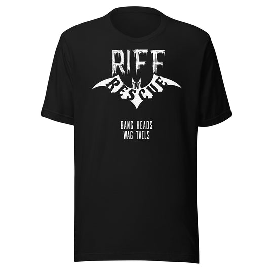 Riff Bat Unisex t-shirt (Front Design Only)