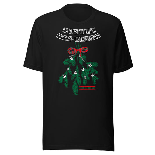 Mistletoe Beans Unisex t-shirt