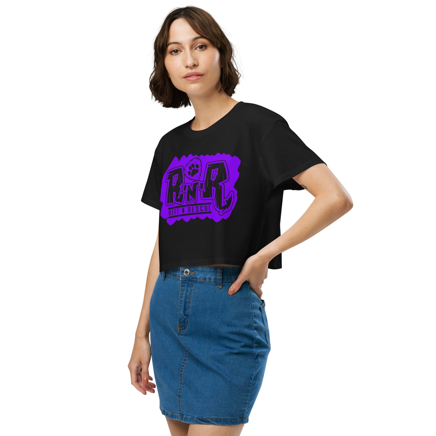 RnR Purple Crop Top