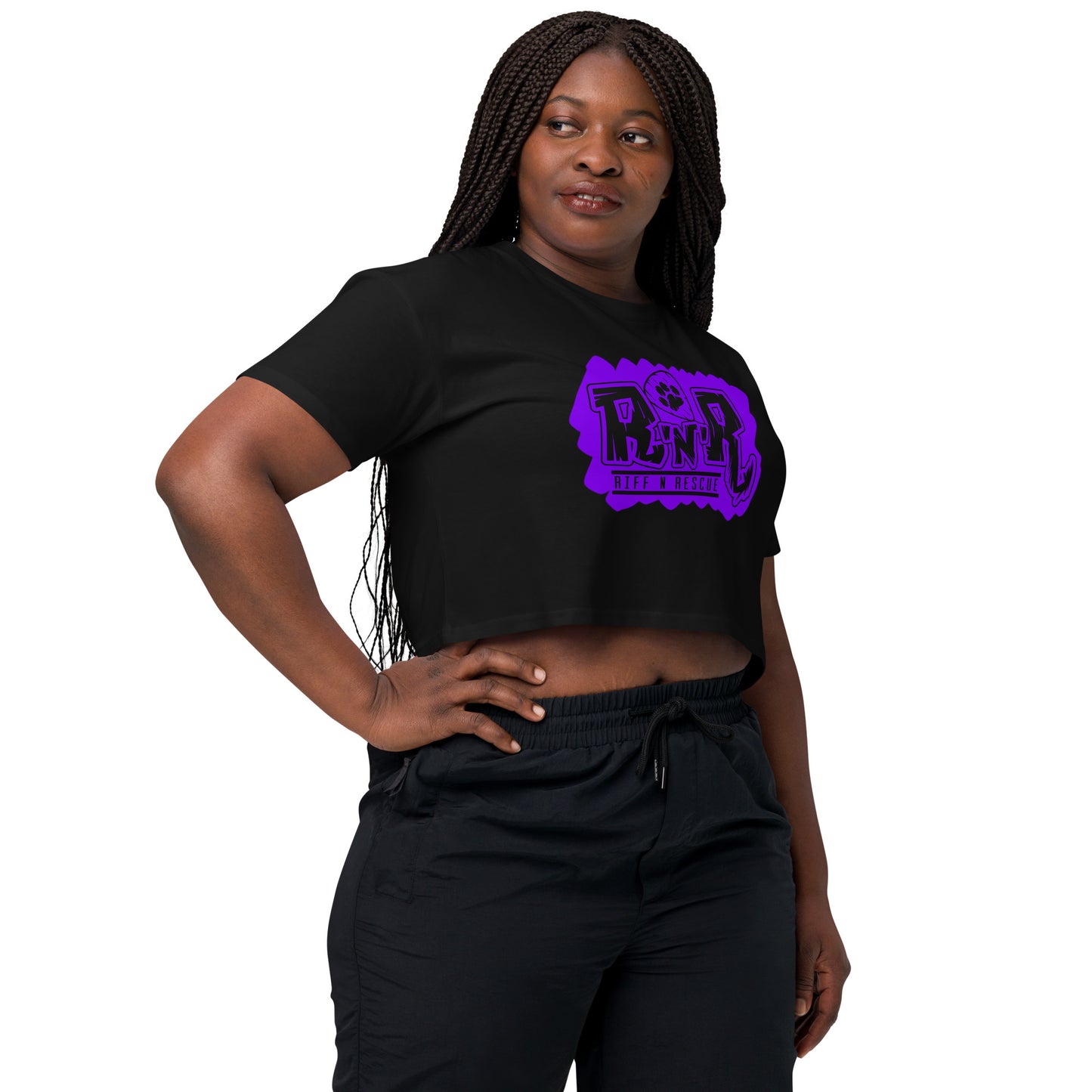 RnR Purple Crop Top