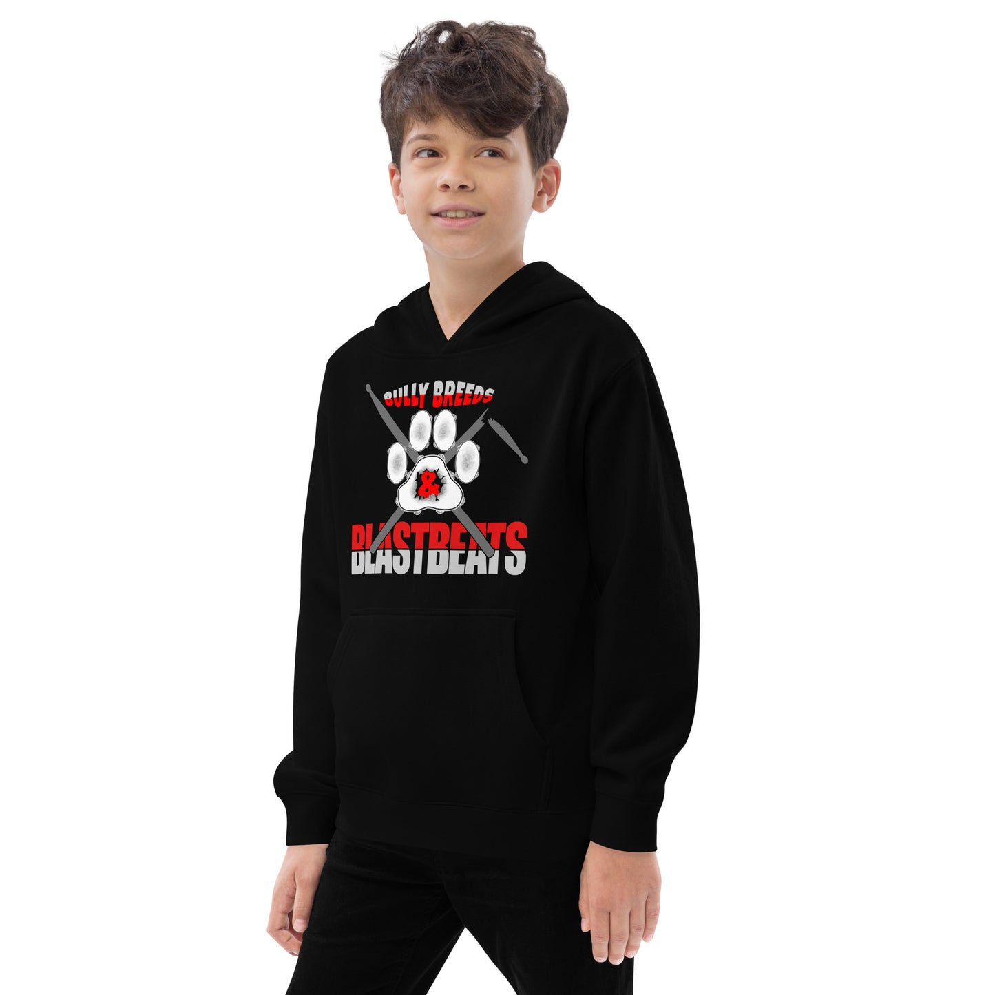 Bully Blast Beats Kids fleece hoodie