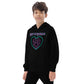Hearts and Paws Dog Kids fleece hoodie