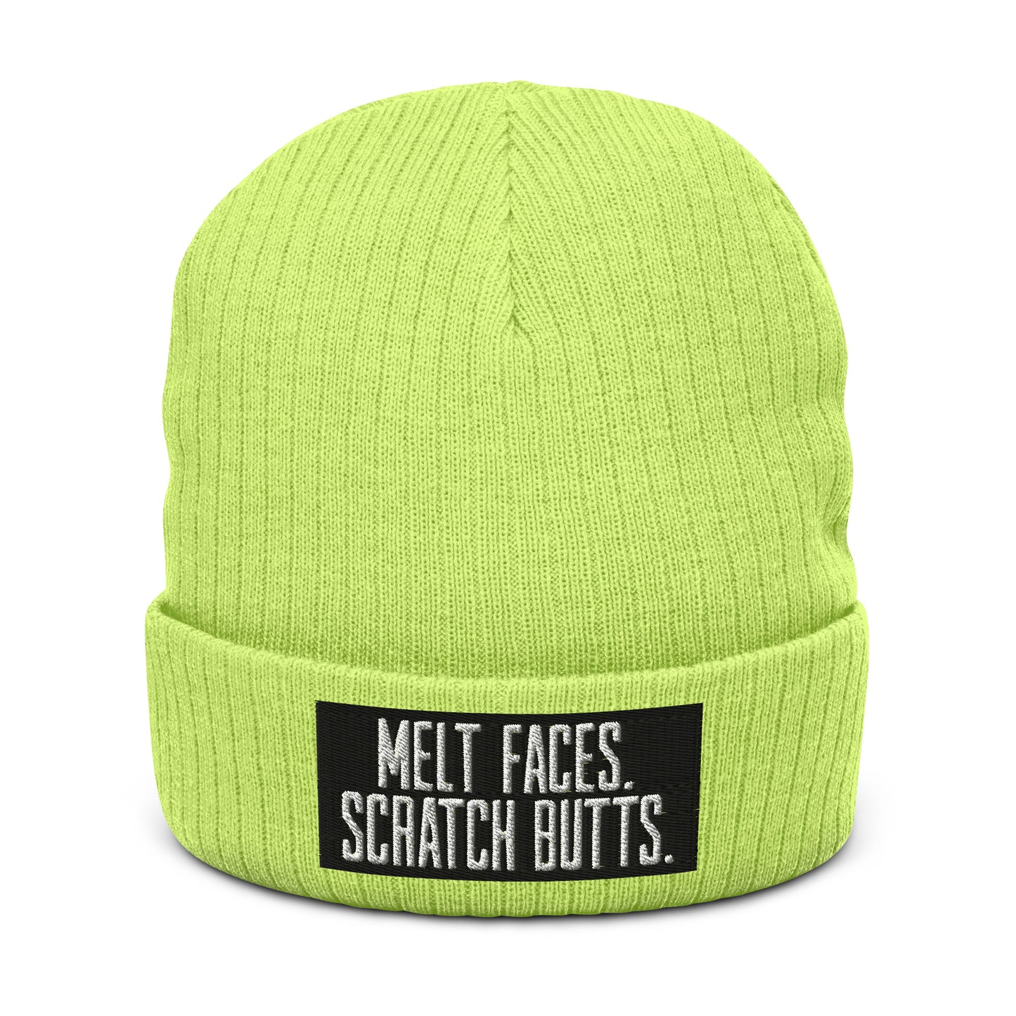 Melt Faces Scratch Butts Recycled Beanie