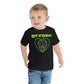 Hearts and Paws Green Cat Toddler Short Sleeve Tee