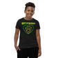 Hearts and Paws Green Dog Youth Short Sleeve T-Shirt